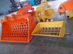 Backhoe Excavator Skeleton Bucket Attachment Nm400 Q355B Steel Material