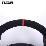 Alcantara Leather High Matte Carbon Fiber Steering Wheel For Audi Rs 6 C8