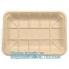 Buy cheap corn starch plastic round food tray food tray with lid Biodegradable Plastic Meal Prep Tray bio disposable corn starch from wholesalers