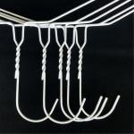 Custom Shape White Wire Hangers 2.2mm Diameter For Suit Environmental Friendly