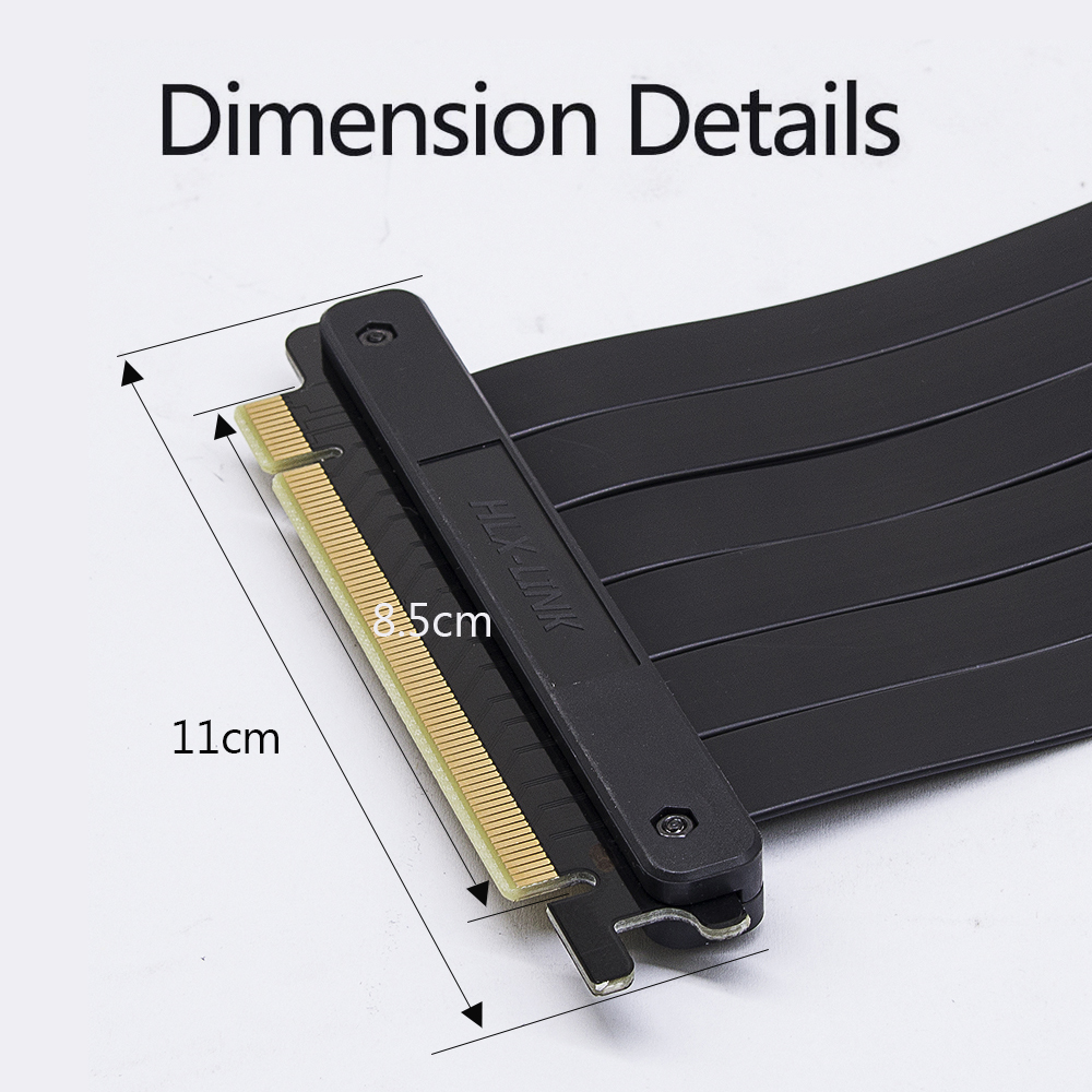 Wholesale PCIE 16X3.0 30mm Graphics Card Extension Cord extension cord power strip