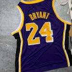 24 NBA Team Jerseys Embodied Purple Orange Striped Basketball Jersey Quick Dry