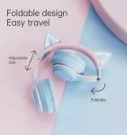 ABS Wireless Kids Earphones Luminous Bluetooth Earphones With Microphone