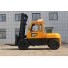 Buy cheap Four Wheel 10000kg Diesel Forklift Truck Hydraulic Lifting Powerful from wholesalers