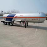 50m3 Gas Tanker Trailer LPG Tanker Semi Trailer With -20/50C Design Temperature