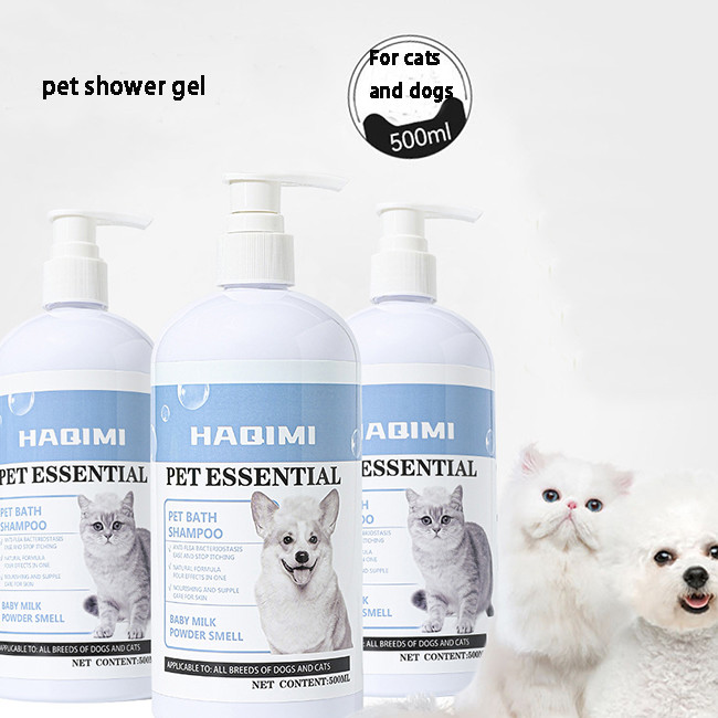 Antibacterial Deodorizing Clean Pet Shower Gel Long Lasting Fragrance cat shower gel