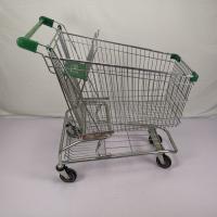 Buy cheap 180L Q195 Steel Metal Supermarket Shopping Trolley American Type product