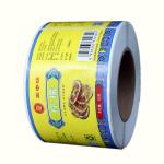 PET VMPET Custom Food Labels Yellow Printing Label Sticker Roll