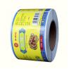 Buy cheap PET VMPET Custom Food Labels Yellow Printing Label Sticker Roll from wholesalers