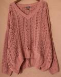 Ladies V-Neck Sweaters Casual Long Sweater Autumn And Winter Keep Warm Loose