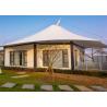 Buy cheap Waterproof Luxury Resort Tents , Peak Lodge Glamping Accommodation Tent from wholesalers