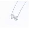 Buy cheap 0.16ct 18K Gold Diamond Necklace 2.2g 45cm White Gold Chain from wholesalers