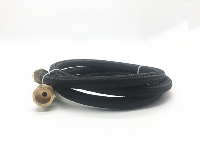 3/8 Inch Nylon Braided Washing Machine Water Hose With M3/4" X M3/4" Fittings