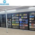 Customization Supermarket Glass Door Display Walk in Cooler for Cold Beverages