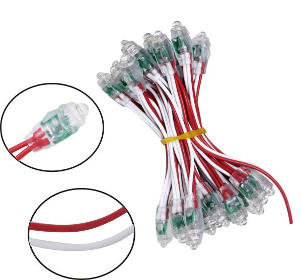 Buy cheap 5v/12v 9mm single colour Christmas string lights from wholesalers