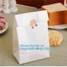 Buy cheap Custom bakery paper bag / Food grade bread packaging bags, white or brown craft paper bag,greaseproof kebab sandwich bre from wholesalers