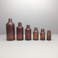 Buy cheap 5ml 10ml 15ml 20ml Amber Colored Essential Oil Glass Bottles product