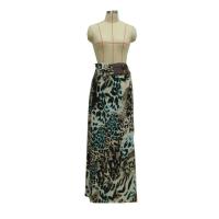 Buy cheap Leo Print Beautiful Womens Long Skirts , High Waisted Bodycon Skirt Anti Wrinkle product
