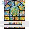 Buy cheap Round Stained Decorate Glass Panel Window Inside Catholic Church from wholesalers