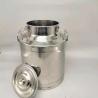 Buy cheap SS304 40 Litre Stainless Steel Milk Can Silver Colour For Transport from wholesalers
