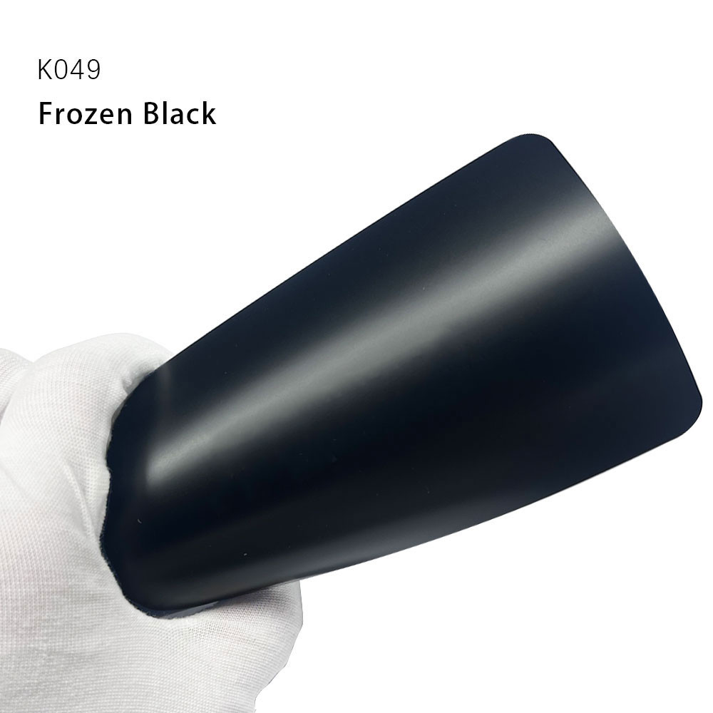 K049 Frozen Black TPU Color Car Paint Protection Film Wrapping Sticker For Car