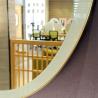 Buy cheap Modern Luxury Home Decor Metal Framed Mirrors Living Room Oval Wall Gold Mirror from wholesalers