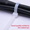 Buy cheap 3.0*200 Black Nylon Zip Cable Ties 200mm Durable Multi Purpose Straps from wholesalers