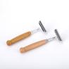 Buy cheap 135mm Bamboo Handle Razor Vegan Eco Friendly Safety With Stainelss Steel Blade from wholesalers