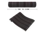 Administration Luxury Black Velvet Flock Wallpaper Soundproof With Modern Style
