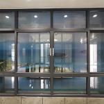Double Glazed Aluminium 3 Tracks Sliding Windows With Stainless Steel Screen