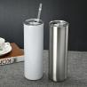 Buy cheap 20 Oz Skinny Sublimation Blanks Stainless Steel Skinny Tumbler With Lid And Straw Double Wall Vacuum Insulated Sublimation Tumblers from wholesalers