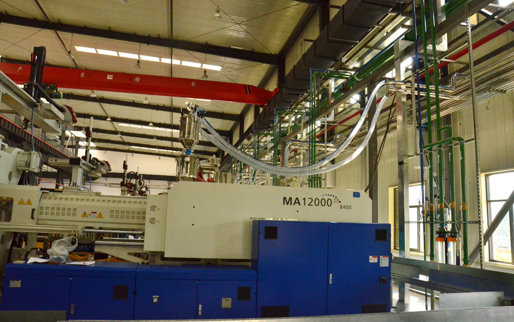Plastic Material Processing Central Dehumidifying Drying Granulating Recycling Conveying System OMCS