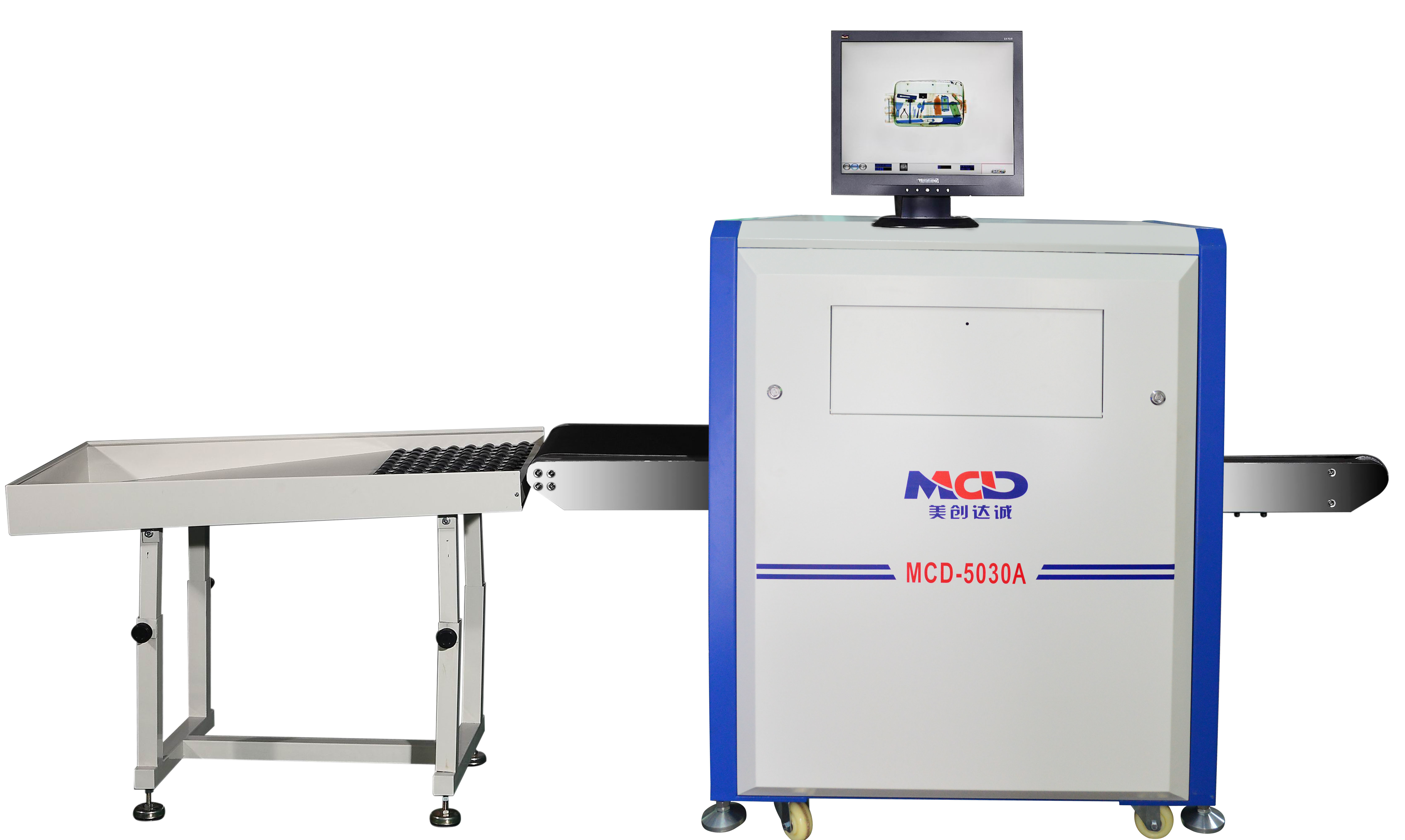 Small Airport X Ray Baggage Scanner For Security Inspection , ISO CE Approval
