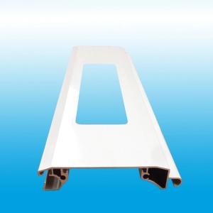 China Single Skinned Extruded Aluminum Roller Shutter Door 2.0mm 1.2mm With Rectangle  Holes on sale