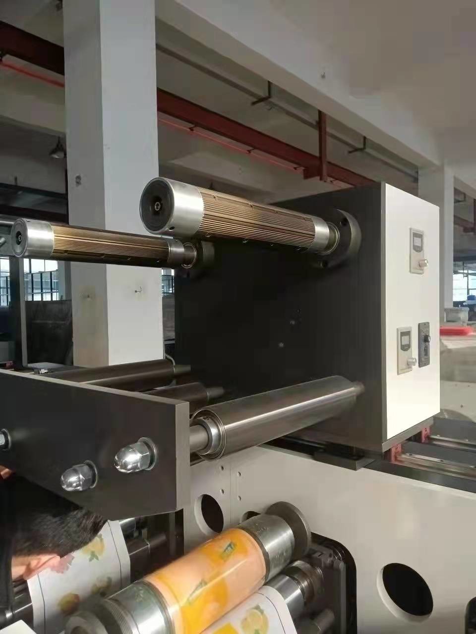 Bopp Tape Flexo Printing Machine Non Woven Fabrics Plastic Bag Flexographic Roll 5 Color