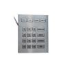 Buy cheap TTL Connector Spanish Metal Keypad 4 x 5 20 Keys For Outdoor Auto Mounting from wholesalers
