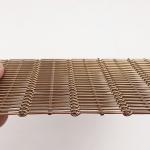 High Strength Woven Brass Wire Mesh Panels Zinc Plating