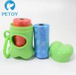 Environmentally Friendly Plastic Biodegradable Poop Bags With Dispenser 20 Bags