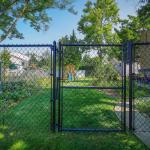 Environmentally Friendly Green PVC Chain Link Fence Aesthetics 1-2.4m Height
