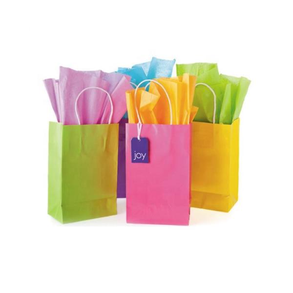 Buy cheap Party Printed Paper Bags / Colored Paper Merchandise Bags Customized Shape from wholesalers