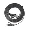 Buy cheap Weatherproof Stable Flat Internet Network Cable , Computer Black Cat 6 Patch Cable from wholesalers