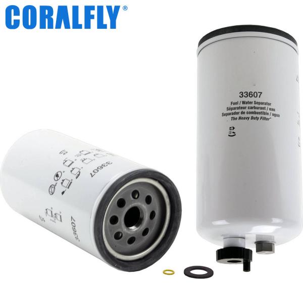 Buy cheap 20 Micron Fuel Filter 33607 Wix Fuel Water Separator Filter 11*25cm from wholesalers