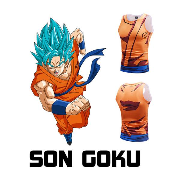 Buy cheap Summer Bodybuilding T Shirts For Male / Dragon Ball Z Tees Son Goku Vegeta Tops from wholesalers