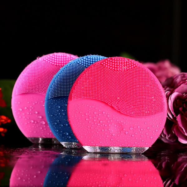Buy cheap Handy Natural Silicone Electric Facial Cleanser Face Cleaning Toning Device Face Cleanser And Massager Pore Cleansing from wholesalers