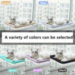 100% Cotton Cat Window Hammock Space Saving With Suction Cup