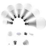B22 E27 White Indoor LED Light Bulbs Ultralight 270 Degree Angle