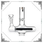 Cross Style Bong With Inline Pecolator Glass Smoking Water Pipe Bongs Heady
