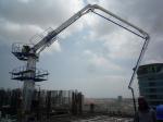 Stationary 5.5kw 17m Spider Boom Concrete Pump For Tower Crane