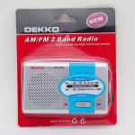 Lightweight Battery Powered Pocket Am Fm Radio With Headphone Jack