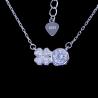 Buy cheap Korean Style New Jewellery Design Luck Four Leaf Clover Shape 3D Party Necklace from wholesalers